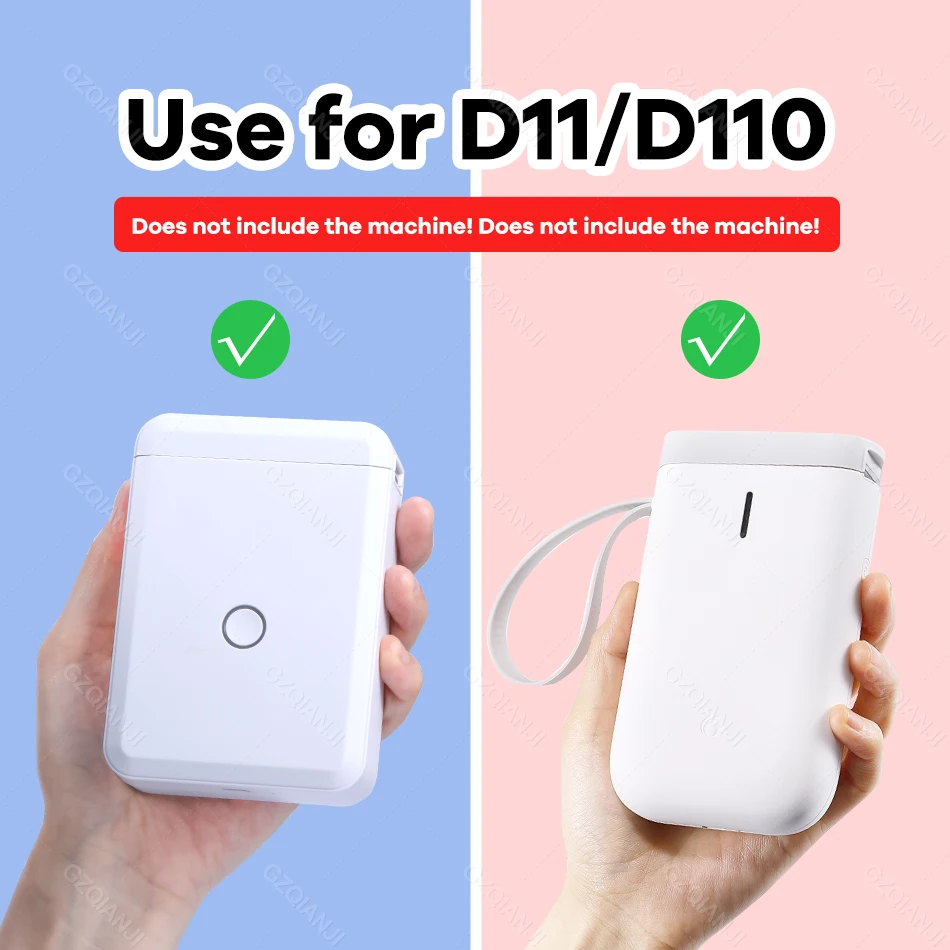 10 рулонов рулона термальной этикеточной бумаги Niimbot для принтера этикеток D11 D110