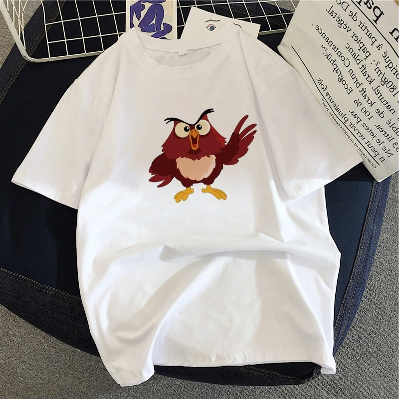 

The Great Wave of Aesthetic T-Shirt Women Tumblr 90s Fashion Graphic Tee Cute T Shirts And Cartoon Owl Summer Tops Female