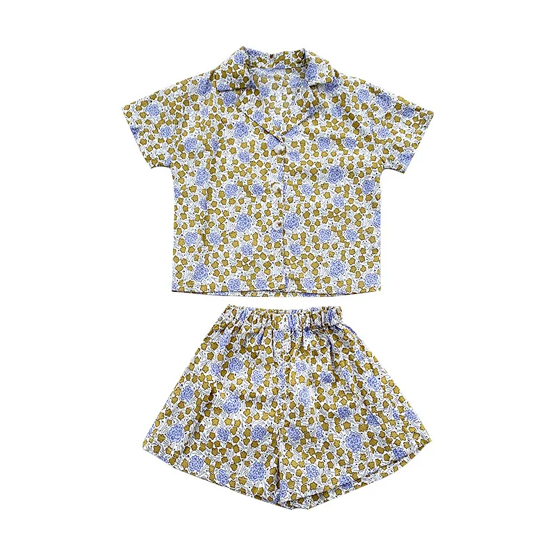 

Casual Holiday Style Children's Clothing Boys Sets Summer Baby Boys Clothes ShortSleeve Shirt+shorts Kids Clothes 1-6Years