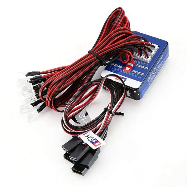 12 Светодиодный светильник ing Kit для рулевого тормоза моделирующий флэш 1/10 RC