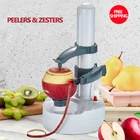 Автоматическая многоэлектрическая Овощечистка лезвия из нержавеющей стали нож для удаления кожуры Фруктов Овощей Резак для яблок, картофеля Peelers машина для дома