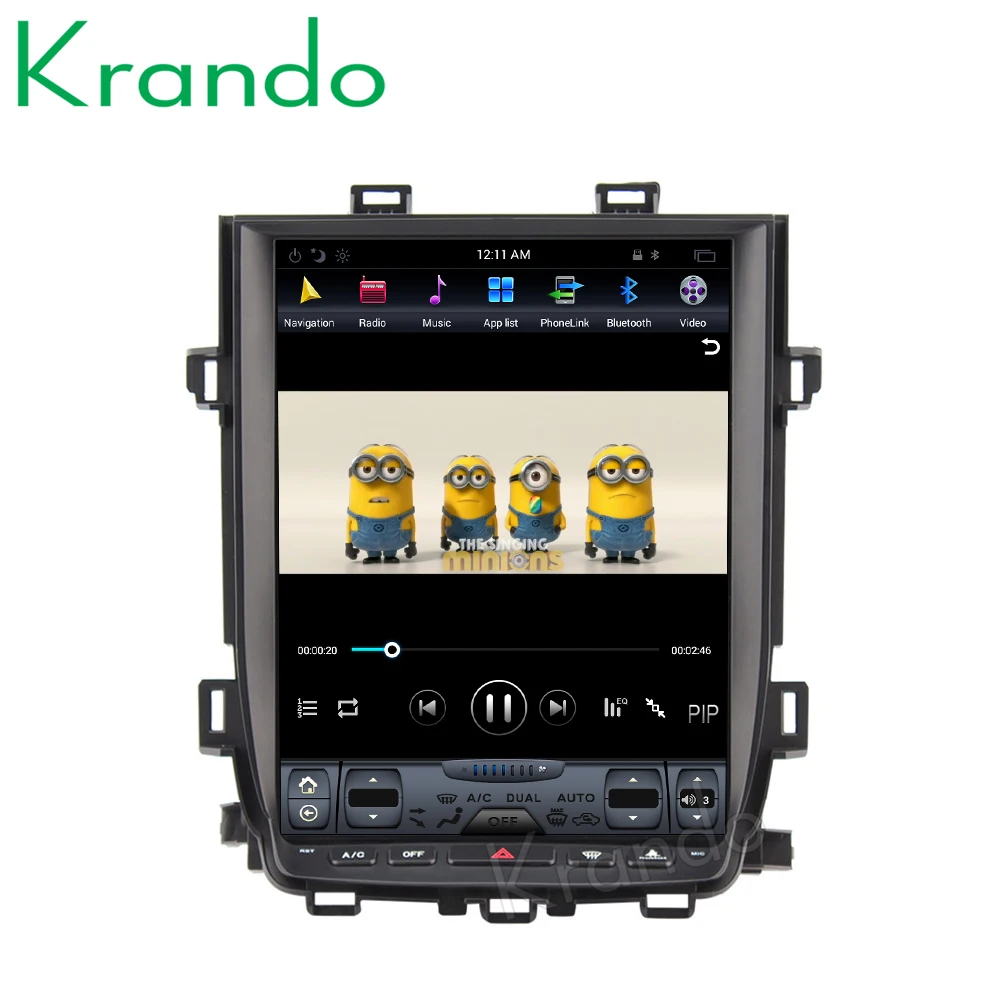 

Krando Android 9.0 12.1"for Toyota Alphard 20 series 2007-2014 android car radio multimedia player som automotivo para carro