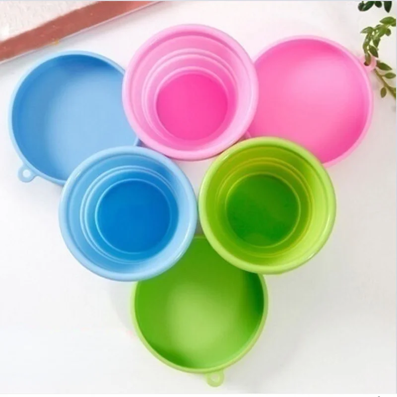 1pcsPortable Silicone Telescopic Drinking Collapsible Folding Cup Travel Camping wo0 |