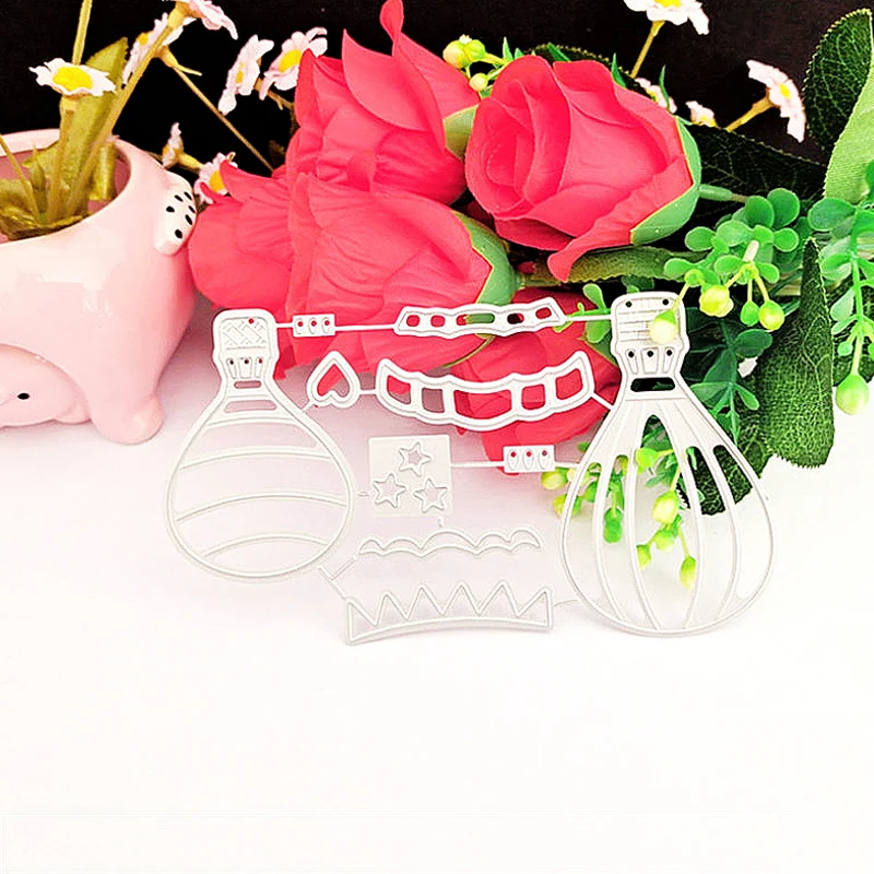 

Metal Cutting Dies Scrapbooking for Card Making DIY Embossing Cuts New Craft Die Hot Air Balloon 2020 New