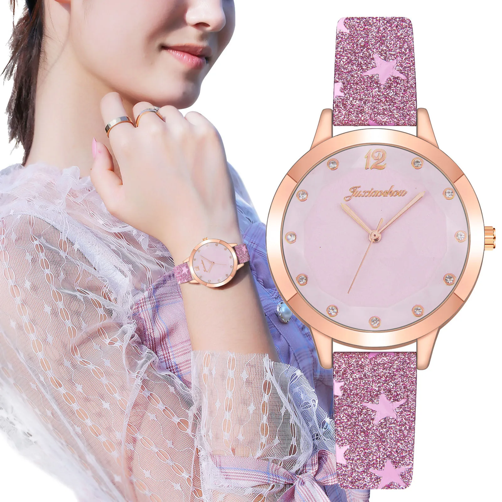 

Top Style Fashion Women's Luxury Leather Band Analog Quartz WristWatch Ladies Watch Women Dress Reloj Mujer Clock