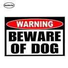 HotMeiNi 13 см x 11 см автомобильный Стайлинг Остерегайтесь собаки Предупреждение ющий автомобильный стикер Внимание Безопасность животных водонепроницаемые аксессуары