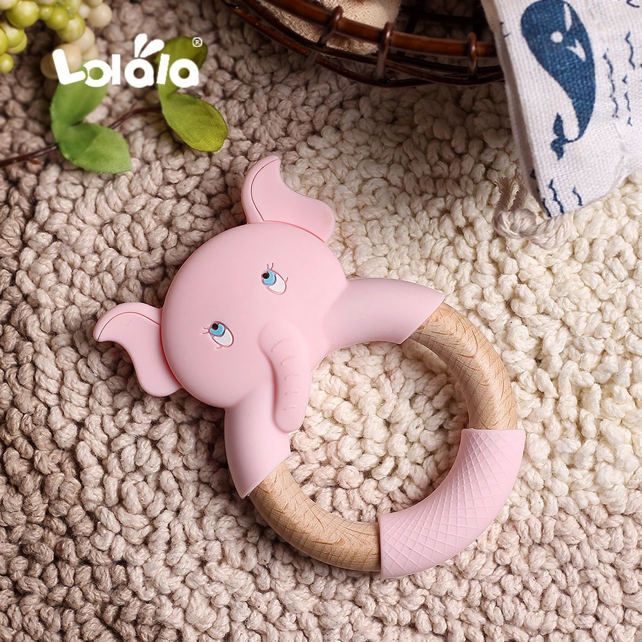 Силиконовые Прорезыватели для зубов из Букового дерева | Игрушки и хобби