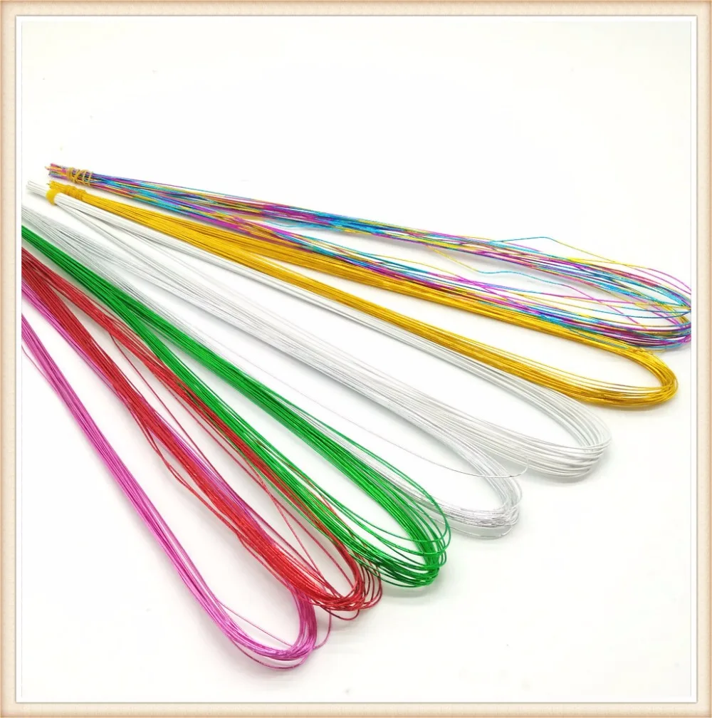 

100pcs 20# 0.9mm Nylon Stocking Flower Wire 80cm Length Artificial Branches Twigs Iron Wire for DIY Flower Making Accessories