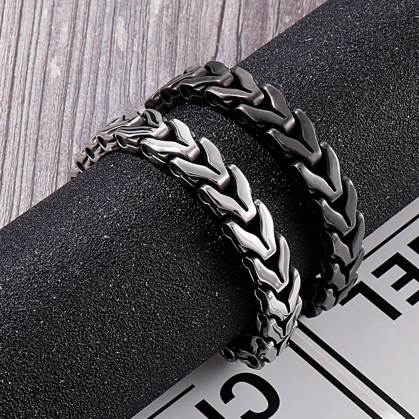 

12mm Arrow Chain Bracelet Men Stainless Steel Summer Fashion Jewelry