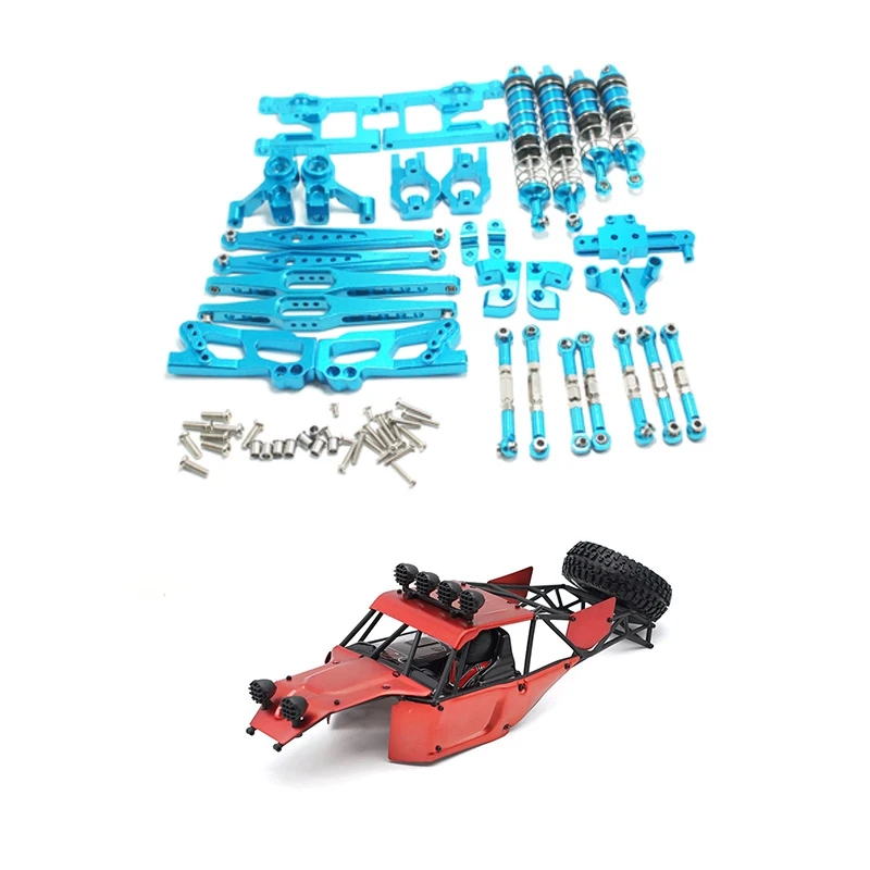 

12428 Upgrade Accessories Kit with RC Car Metal Shell Accessories FY-CM03 for Feiyue
