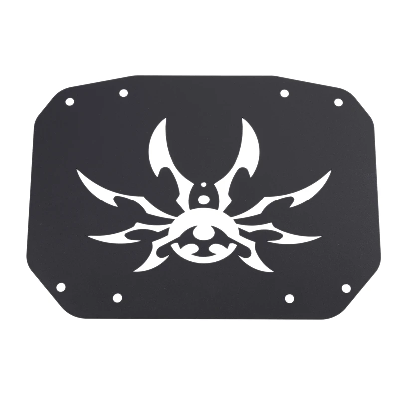 Tailgate Vent-Plate Cover Spare Tire Mount Delete Plate for Jeep Wrangler JK&amp Unlimited 2 or 4 Doors. 2007-2017 Sport Sahara Ru |