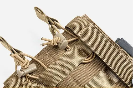 Tactical 001 Vest Quadruple Magazine Bag MOLLE System Ammunition Clip Bag Support Bag