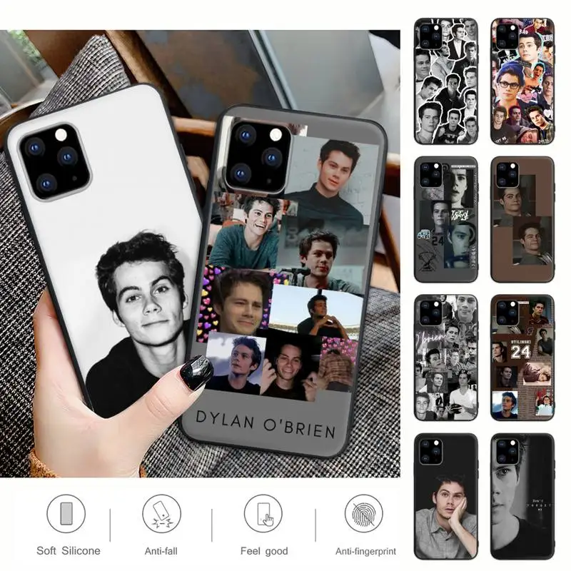 

Dylan O'Brien Teen Wolf Cool Black Silicone Mobile Phone Case For IPhone 12 11 Pro Max Xs X Xr 7 8 6 6s Plus 5 5s Se 2020 Cover