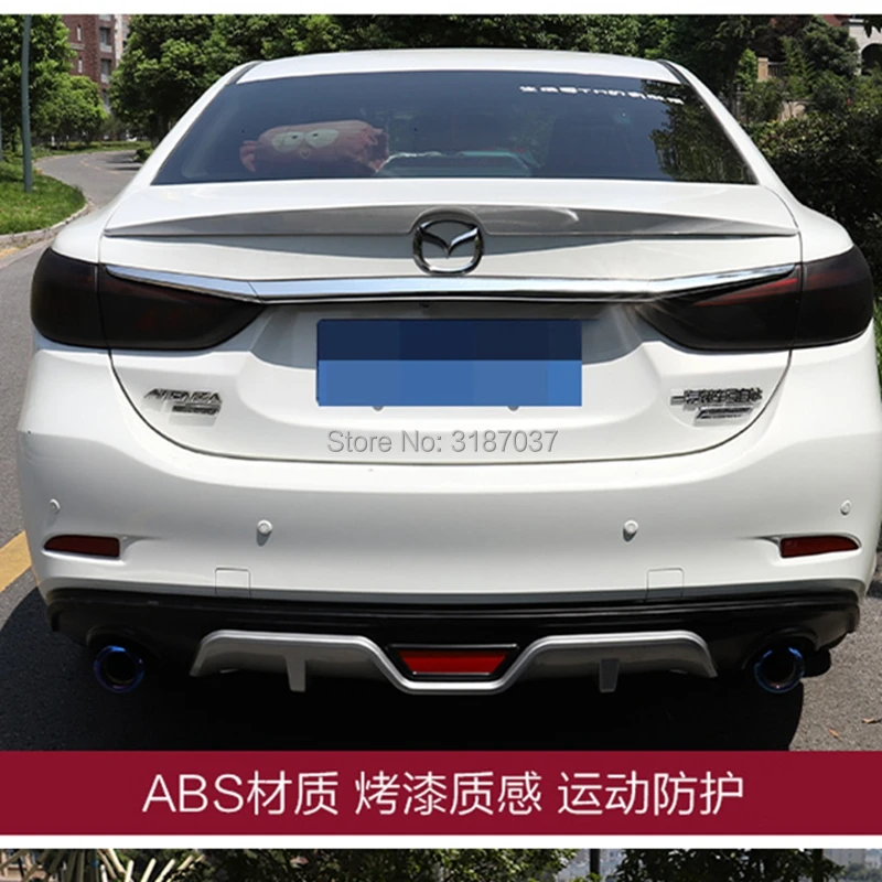 Задний спойлер для Mazda 6 Atenza АБС пластик Неокрашенный задний на крыло крышу