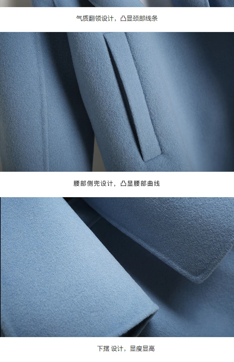 autumn and winter coat pants two sets of women cashmere short coat fashion sexy red cashmere party women's clothing