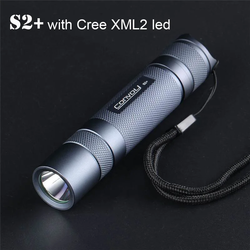 

Mini Flashlight Convoy S2 Plus with Cree XML2 Led U2 T6 Torch Flash Light EDC Lanterna Camping Fishing Latarka Bicycle Light