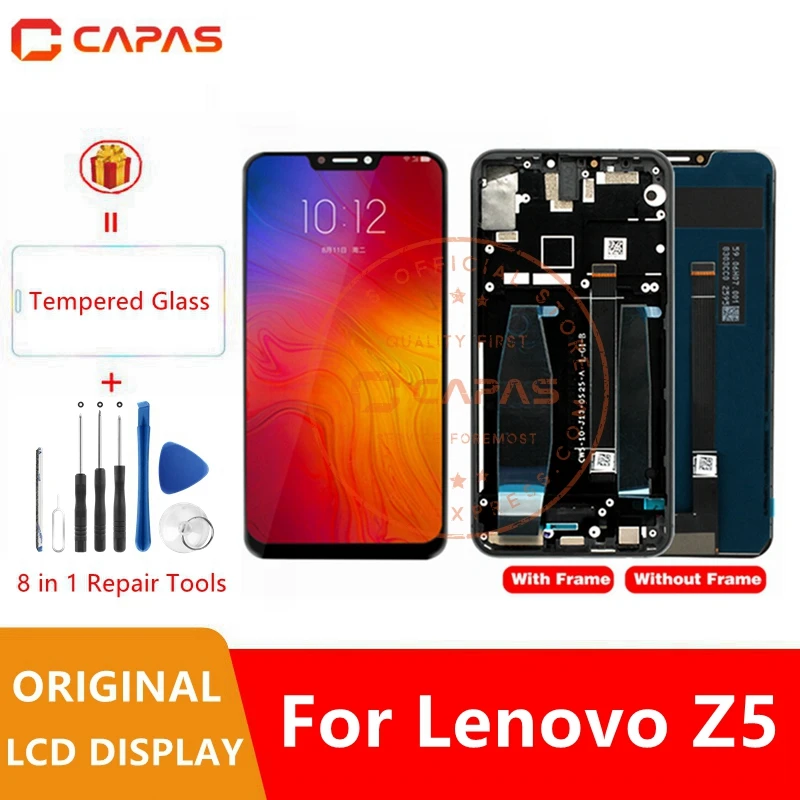 100% Оригинальный ЖК-дисплей для Lenovo Z5 сенсорный экран L78011 сменный ЖК-дигитайзер
