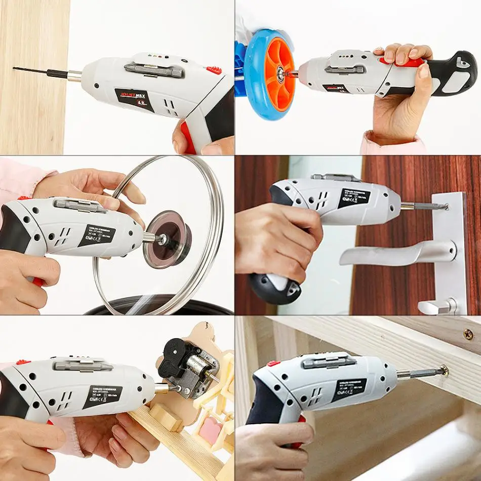 48 шт./компл. перезаряжаемая электрическая мини отвертка 4 8 В 220 об/мин 110/220 в с