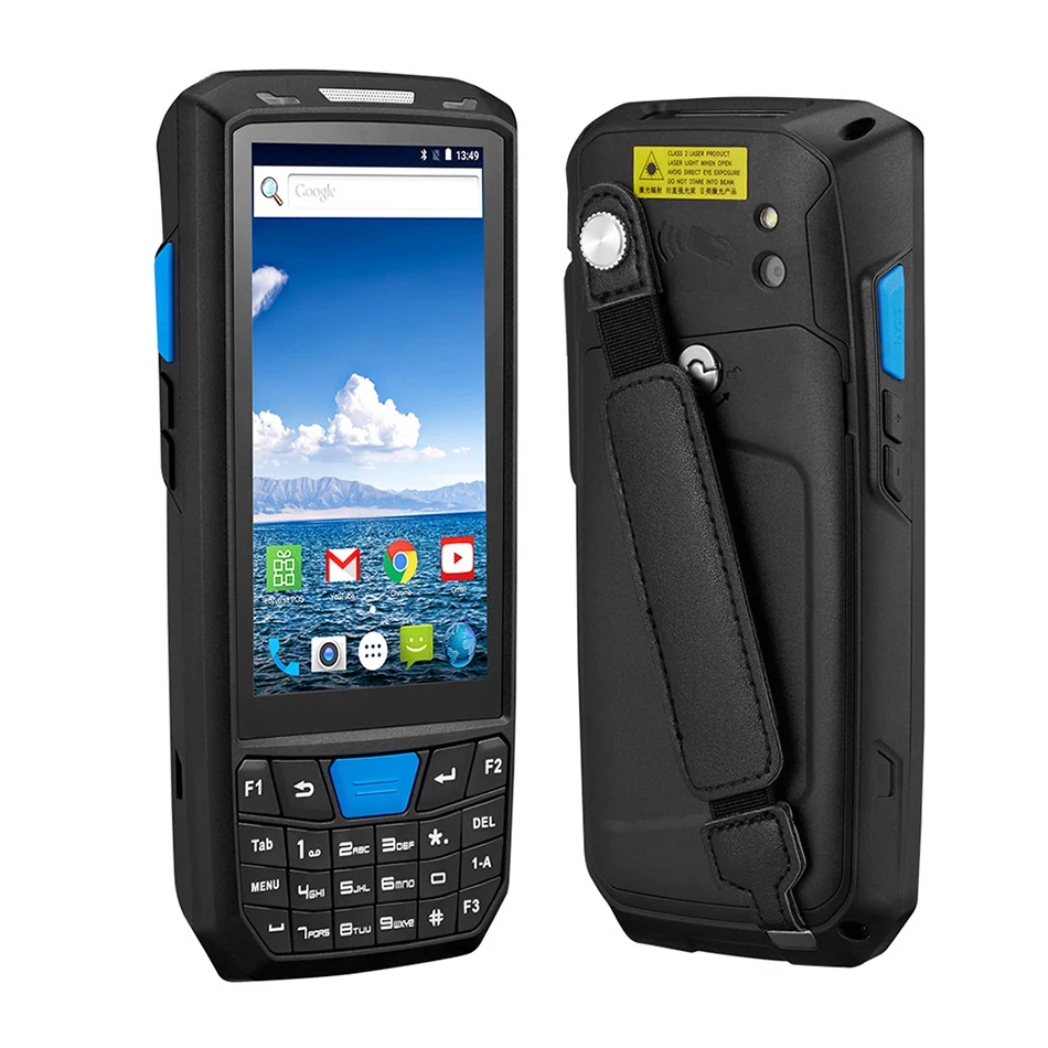 Android 8 PDA Прочный ручной терминал сбора данных терминал беспроводной 1D 2D QR лазерный сканер штрих-кода считыватель терминал 4G