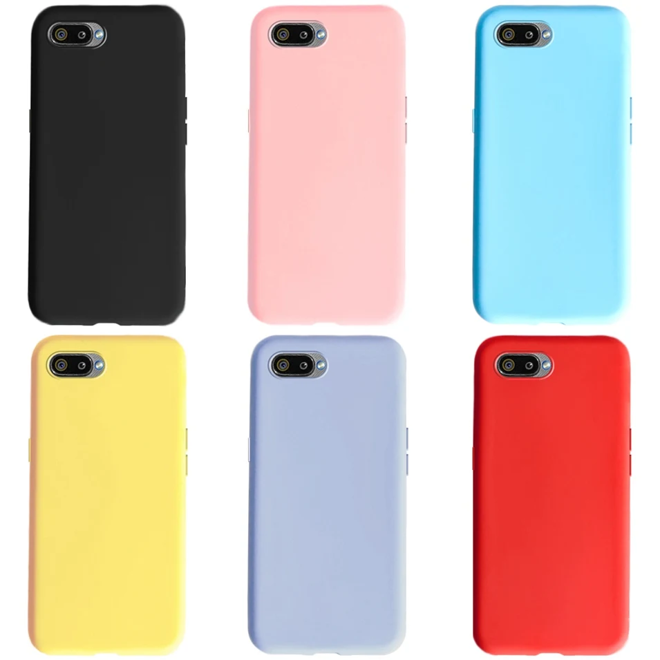 Чехол для OPPO A1K чехол телефона Realme C2 Цветной силиконовый мягкий rmx1944 A1 k CPH1923 Funda