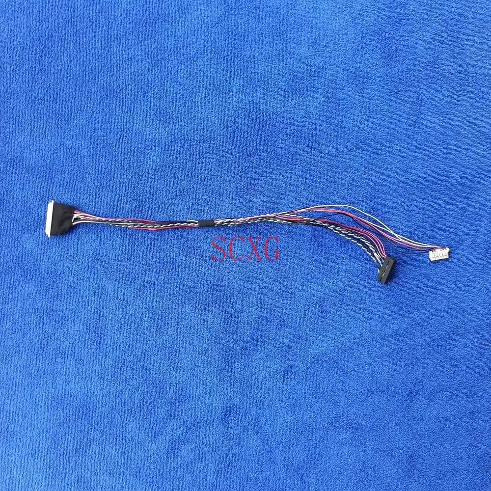 

I-PEX 20455 LVDS 40-контактный 1-канальный 6-битный кабель 0,5 мм с шагом 25/50 см длиной сигнальный кабель светодиодный Ной ЖК-панели 10,1-17,3 дюйма