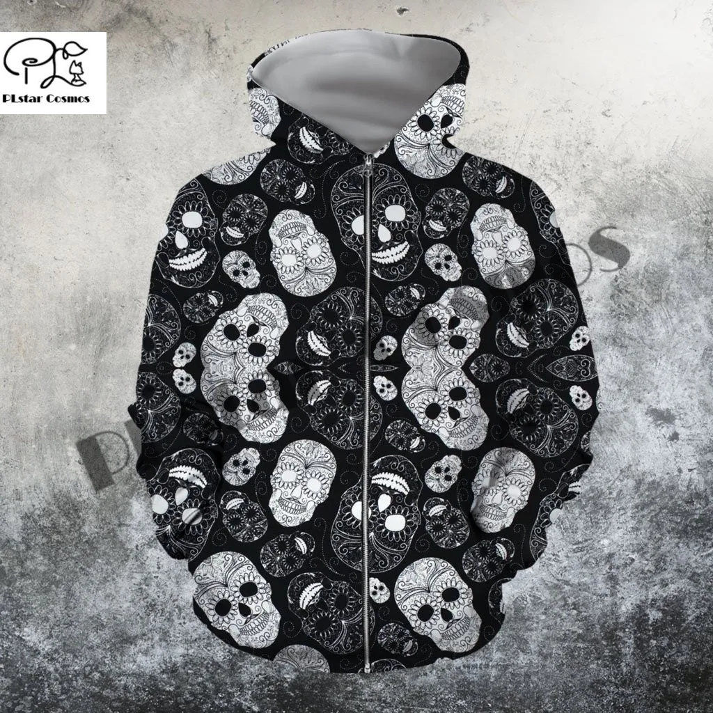 

PLstar Cosmos 3DPrint Newest Skull Art Gothic Unique Amazing Harajuku Pullover Streetwear Unisex Hoodies/Sweatshirt/Zip Style-5