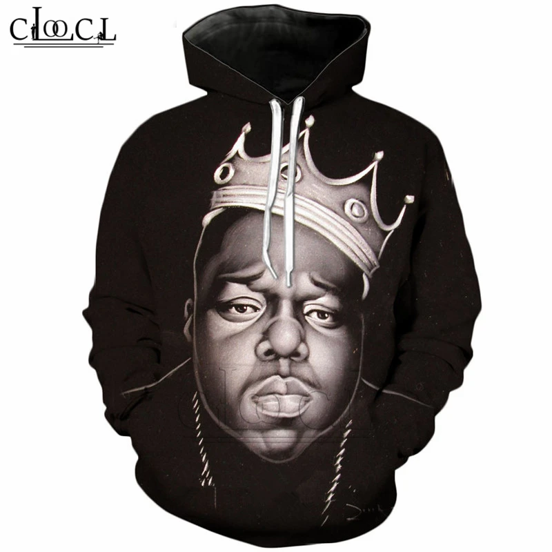 Новые модные толстовки в стиле хип хоп раппер 2pac Tupac/Biggie Smalls мужские и женские