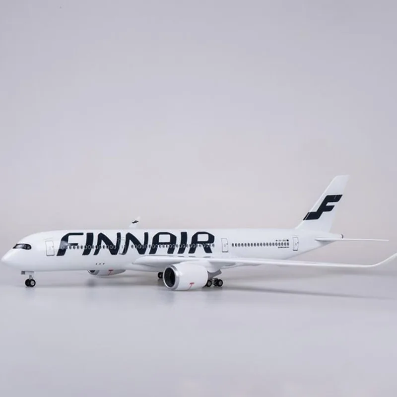 Модель самолета Finnair из смолы масштаб 1/142 47 см модель аэробуса украшение со звуком