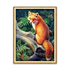 Набор для вышивки крестиком 11CT с изображением животных и лисы