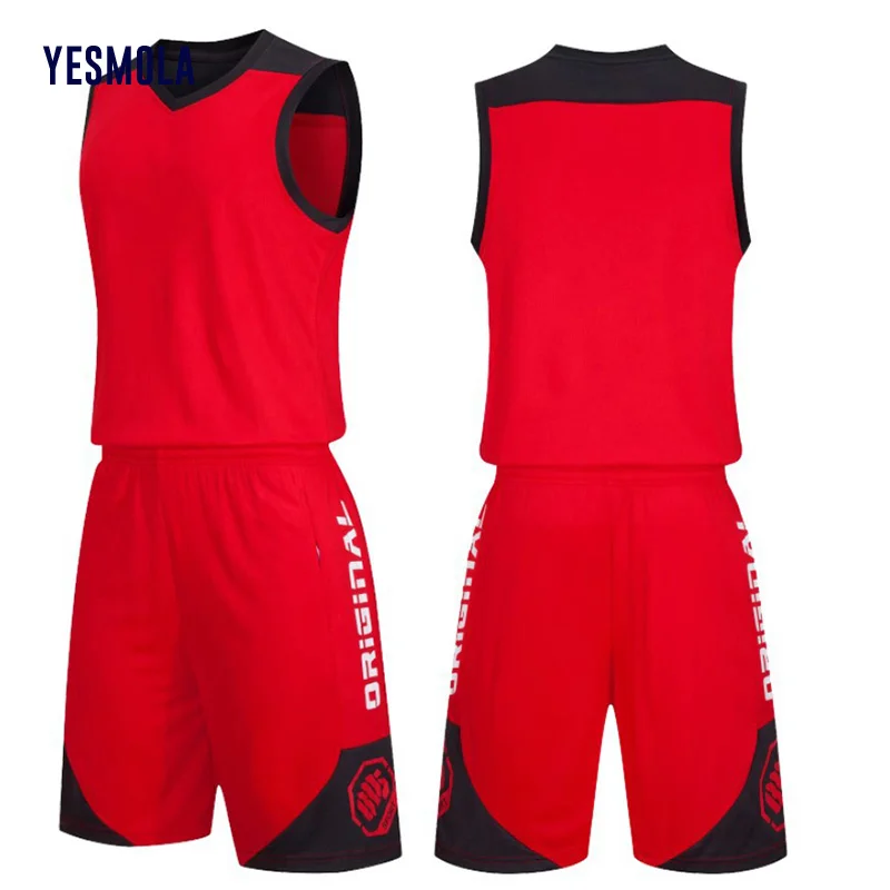 YESMOLA мужской детский баскетбольный костюм Мужская одежда для тренировок