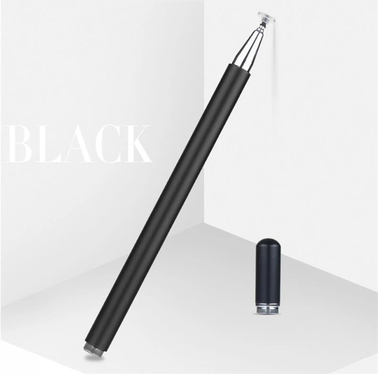 Metal stylus pen capactivite touch screen pen universal tablet pen drawing writing for android for iPad for Samsung - Цвета: Черный