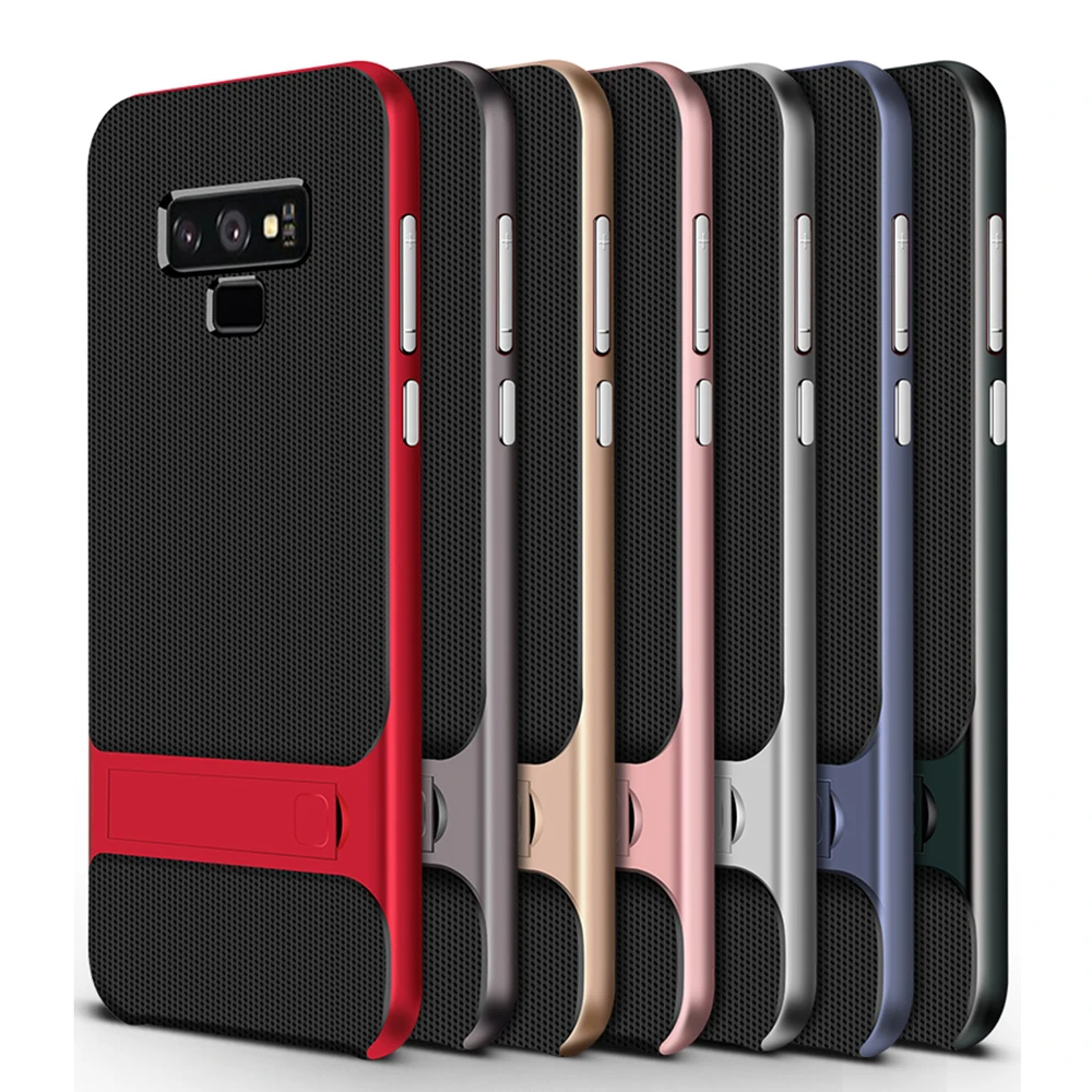 

Shockproof TPU + PC 2 in 1 Stand Cover For Samsung Galaxy Note 8 9 10 S8 S9 S10 S10e J2 Pro J4 J6 A6 A8 Plus J8 A7 A9 2018 Case