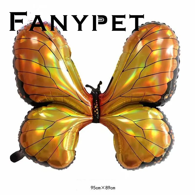 Большой красивый лазерный шар бабочка 1 шт. воздушные шары свадебное украшение