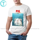 Футболка с морской свиньей, футболка с короткими рукавами из 100 хлопка, забавная уличная футболка с графическим рисунком