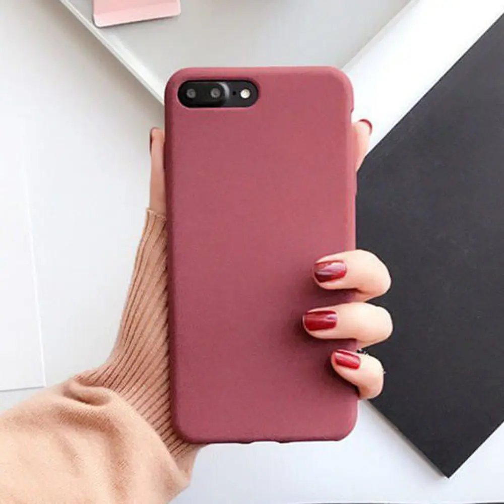 L-FADNUT матовый Силиконовый мягкий чехол для iPhone Xr X Xs Max ударопрочный бампер