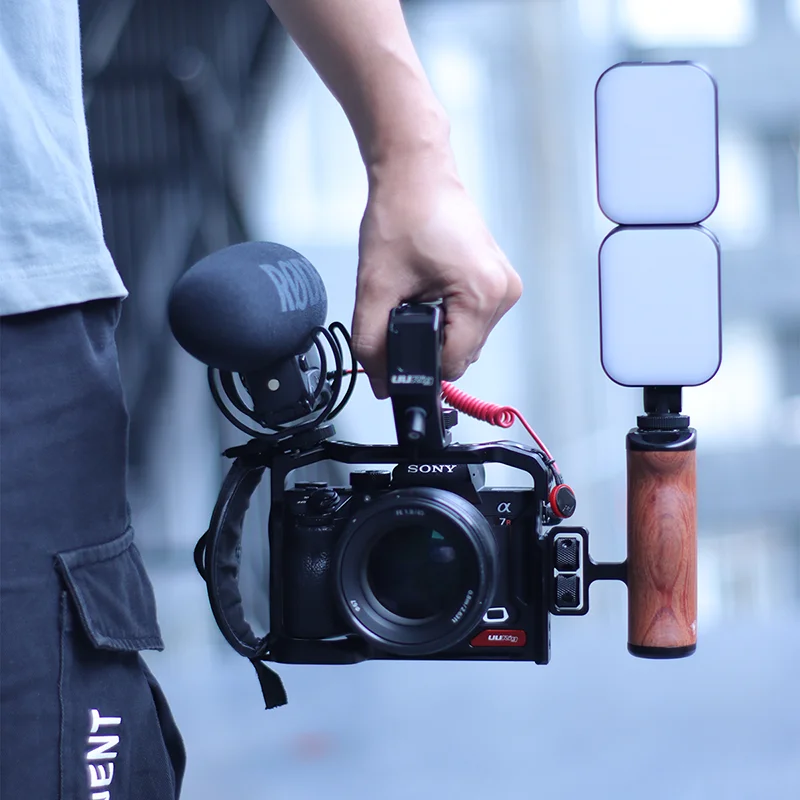 UURig металлическая клетка для Sony A7R3 A7M3 расширение 38 мм Acra швейцарская тарелка