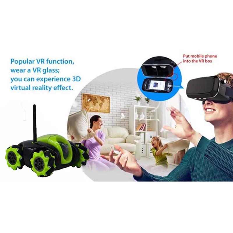 Пульт дистанционного управления с Wi Fi светодиодный робот игрушка облачный Rover HD