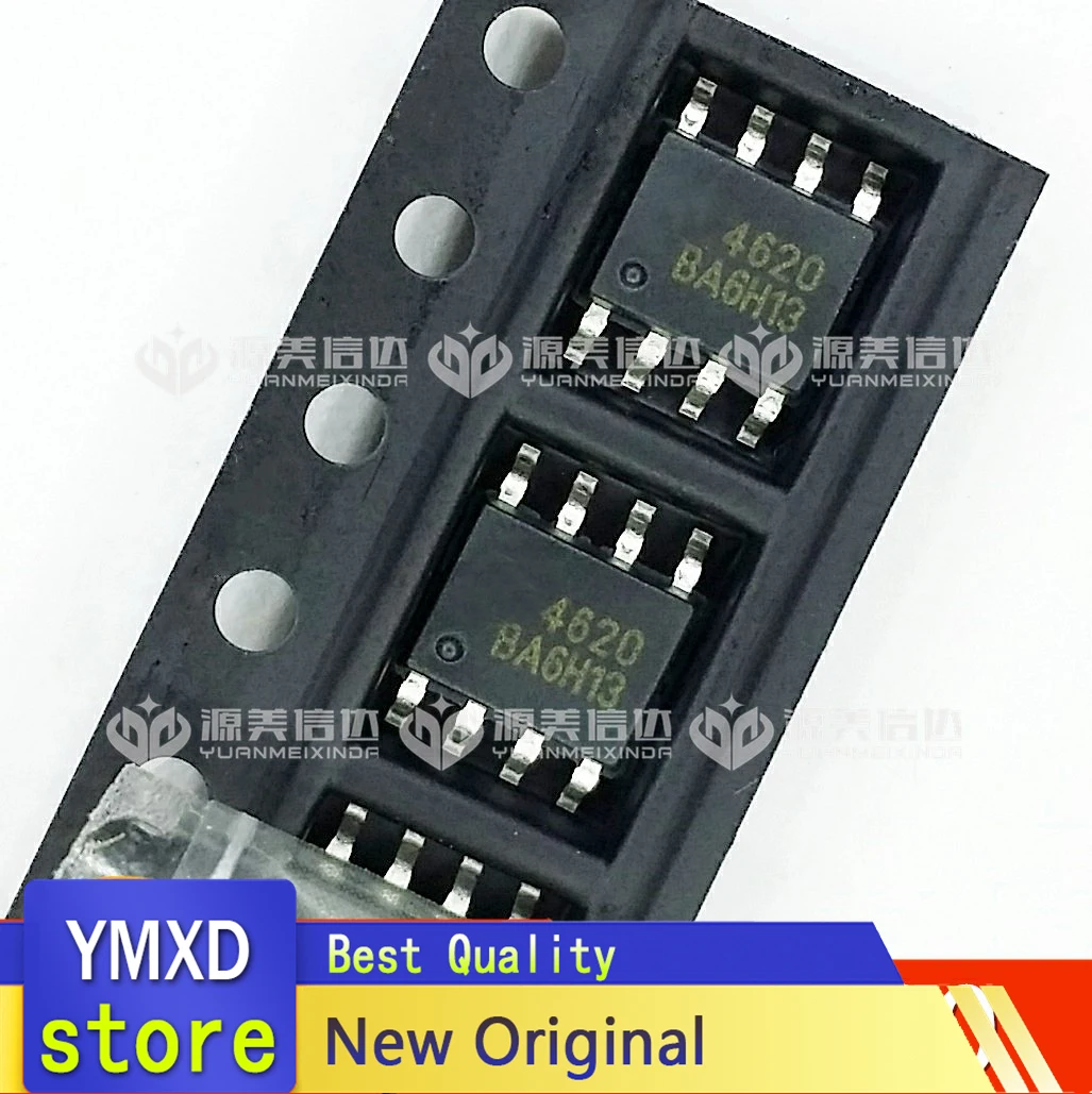10 шт./лот новый оригинальный AO4620 4620 LCD выключатель питания чип MOS трубка SOP8 патч 8