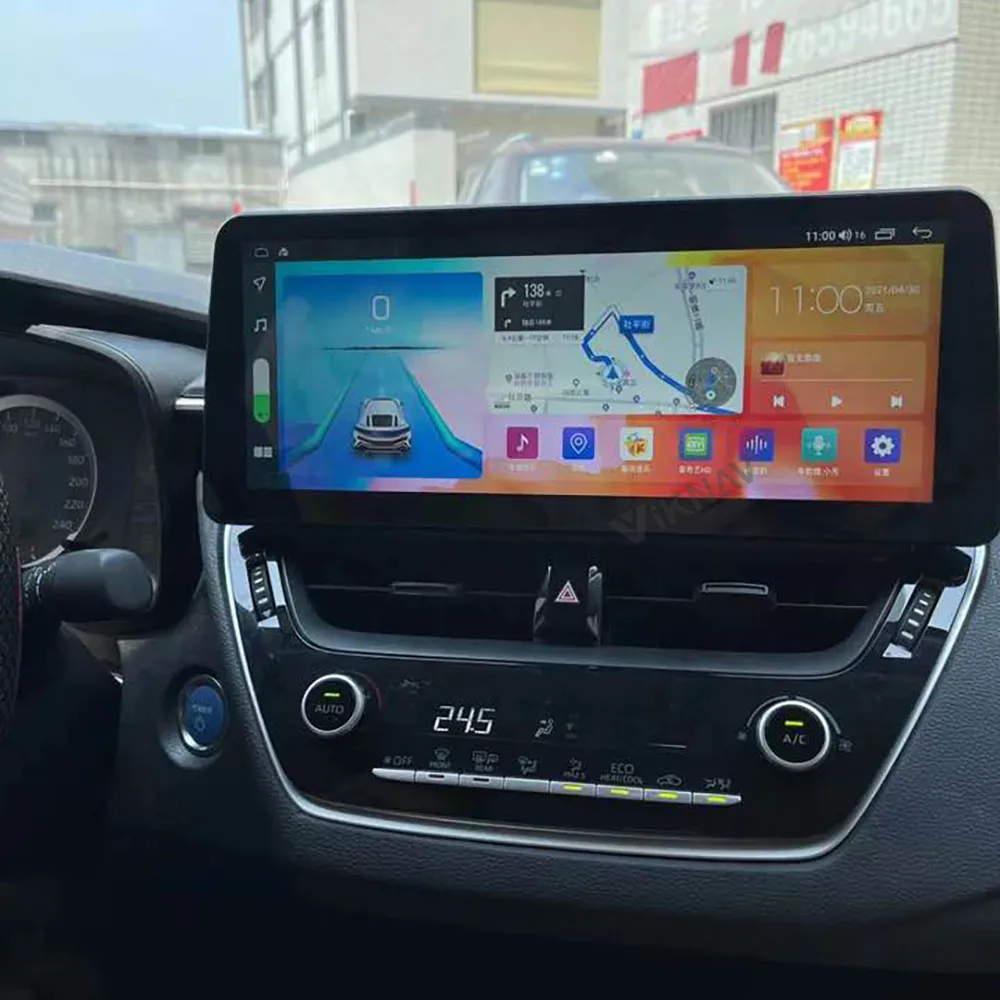 

Автомобильный мультимедийный проигрыватель для Toyota Corolla, Levin, Allion, Android, автомобильное радио, GPS-навигатор, магнитофон, видеоплеер 12,3 дюйма