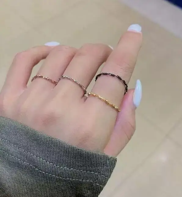 Модные кольца новинка 2020 Корейская ТВ тонкая цепочка кольцо с костяшками сказка