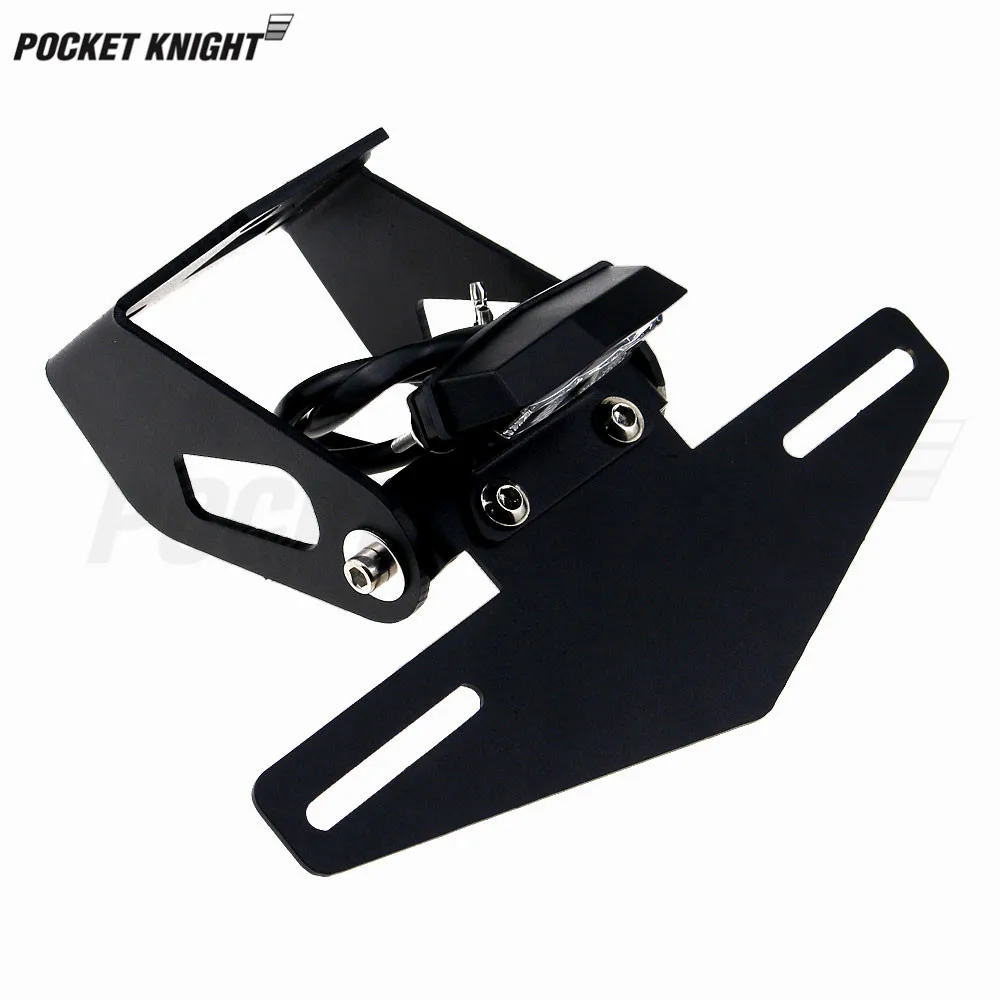 

License Plate Holder LED Light For KAWASAKI Ninja 250/400 Z250 Z300 Z400 2018-2020 Motorcycle Tail Tidy Fender Eliminator CNC