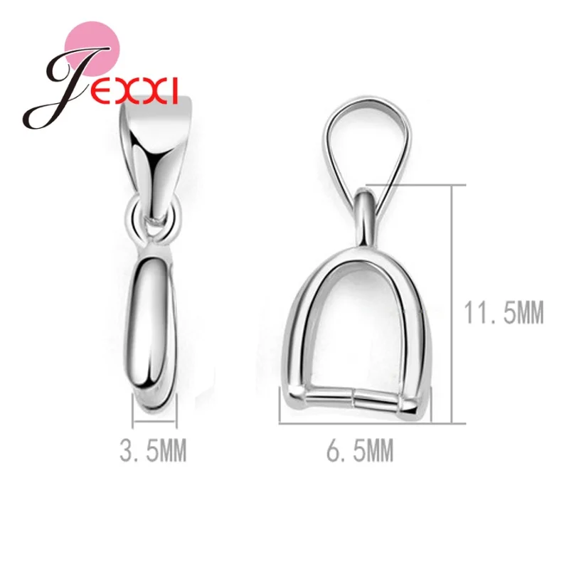 Зажим для бижутерии из серебра 925 пробы 20 шт./лот