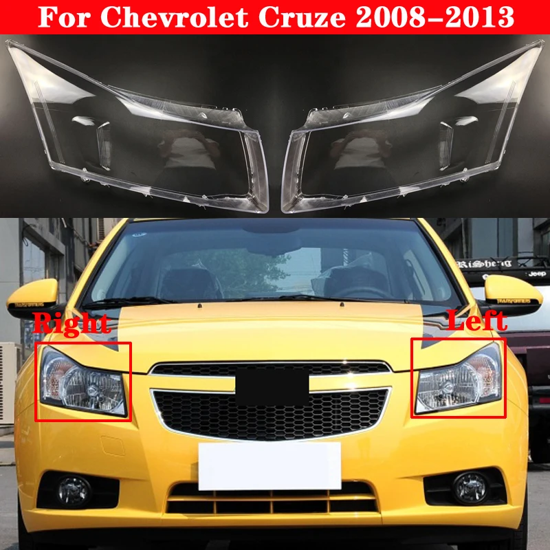 Для Chevrolet Cruze 2008 2013 автомобиля спереди головной светильник крышка передней фары