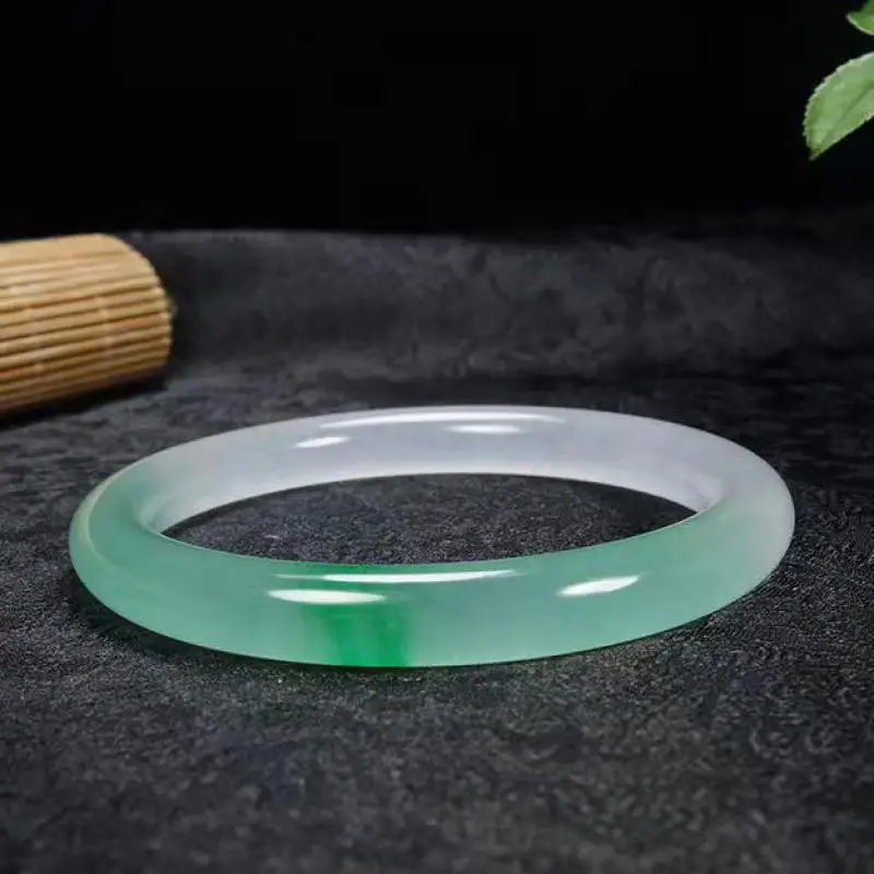 

Genuine Natural Ice Jade Bangle Women Jadeite Bracelet Bangles Fashion Charm Jewellery Emerald Gemstone Jewelrys Amulet Gifts