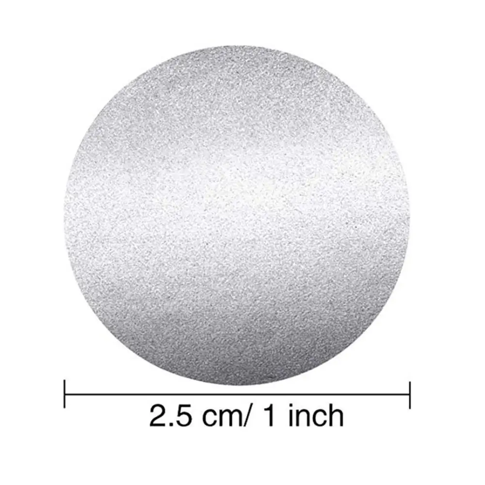 

300PCS Self-adhesive Circular Scraper Sticker Wedding Party Scratch Game Prize Label Sticker Supermarket Promotions Stickers