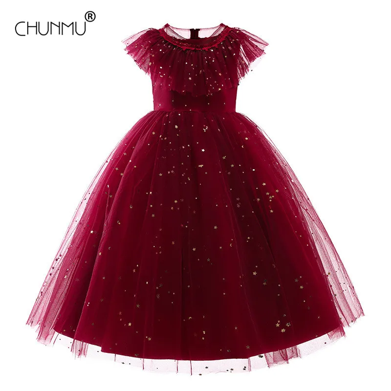 

Flower Girl Dress For Girls Lace Tutu Kids Clothing Formal First Communion Girls Dresses for Children Princess Party Custumes
