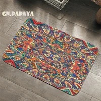 embroidery style boho carpet bohemian bathroom floor mats toilet rugs kitchen area rug indian mandala pad absorbent door mat