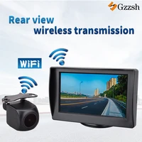 built in wireless transmission reverse camera hd and 4 3 inch monitor for bmw toyota audi mercedes benz special rear view camera