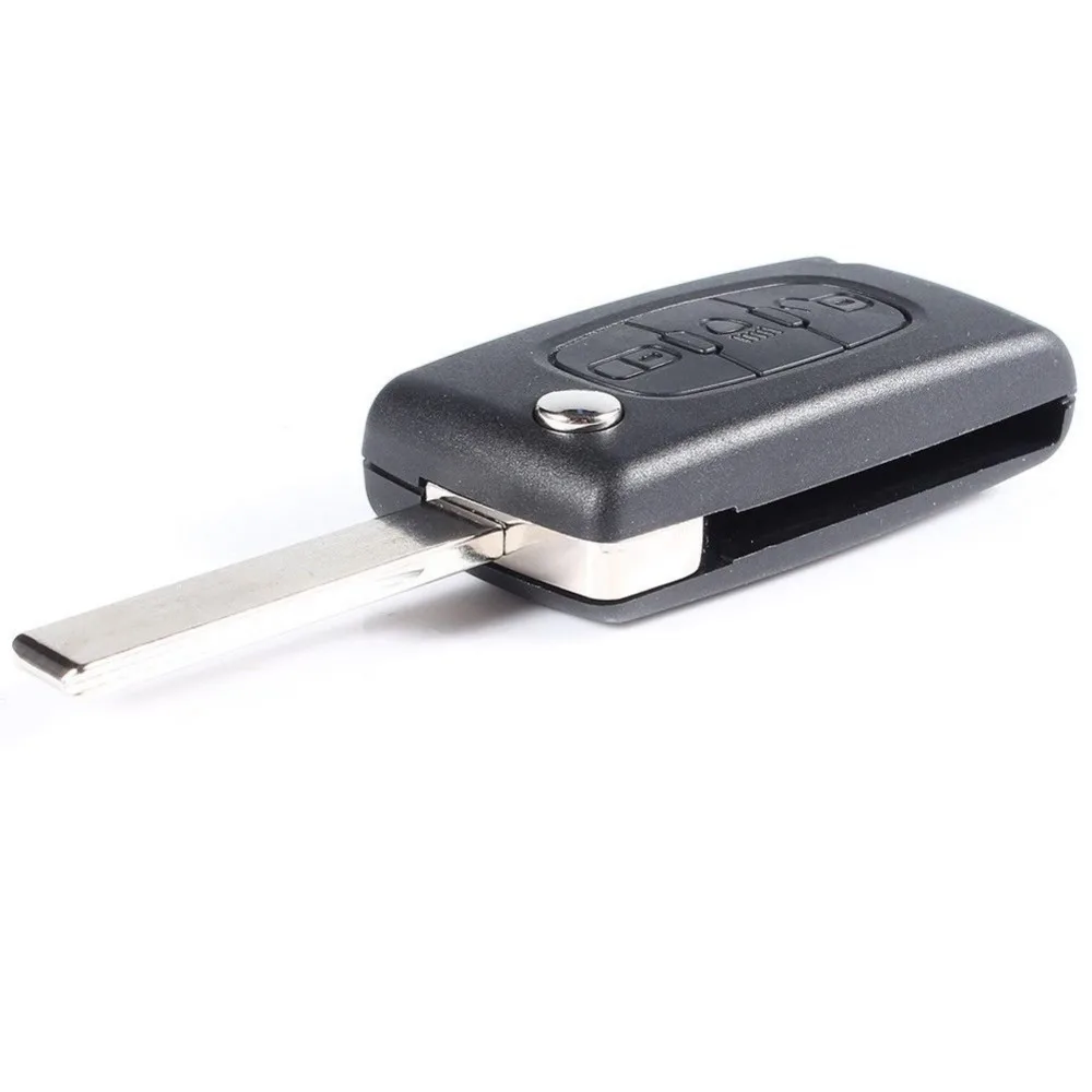 Кнопка автомобильный флип-пульт дистанционного управления брелок чехол для Citroen