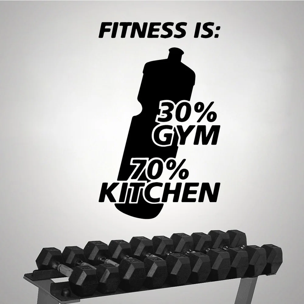 

Cartoon Fitness Gym Wall Stickers Personalized Creative House Decoration Accessories For Living Room Wall Art Decal